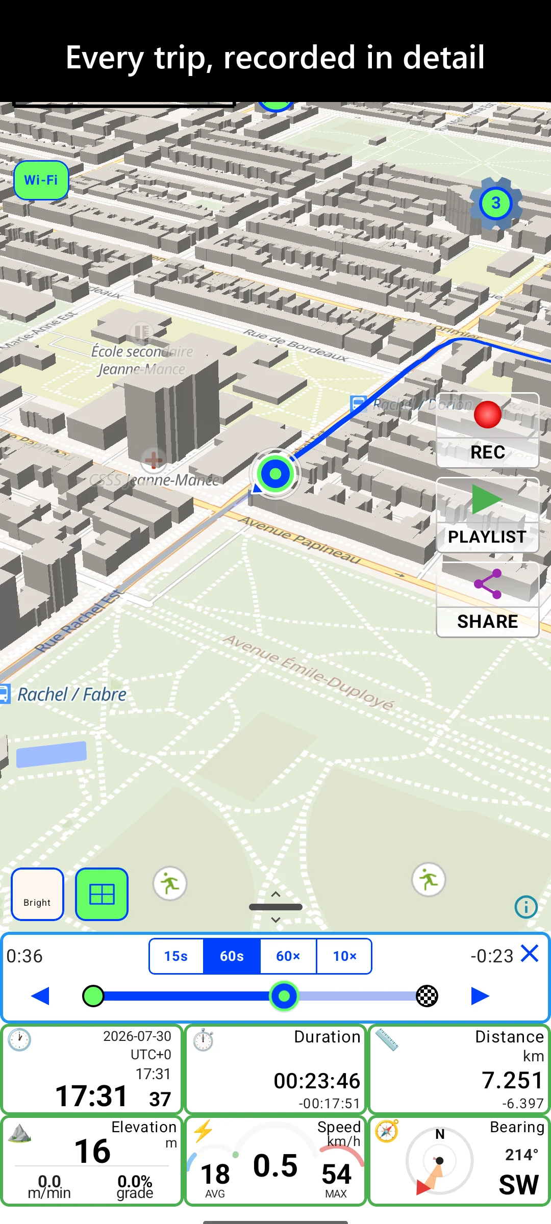 PathXplorer GPS Track Recorder screenshot
